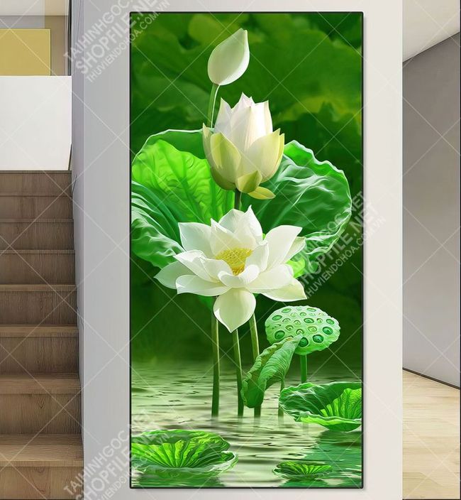 hoa sen trang 1